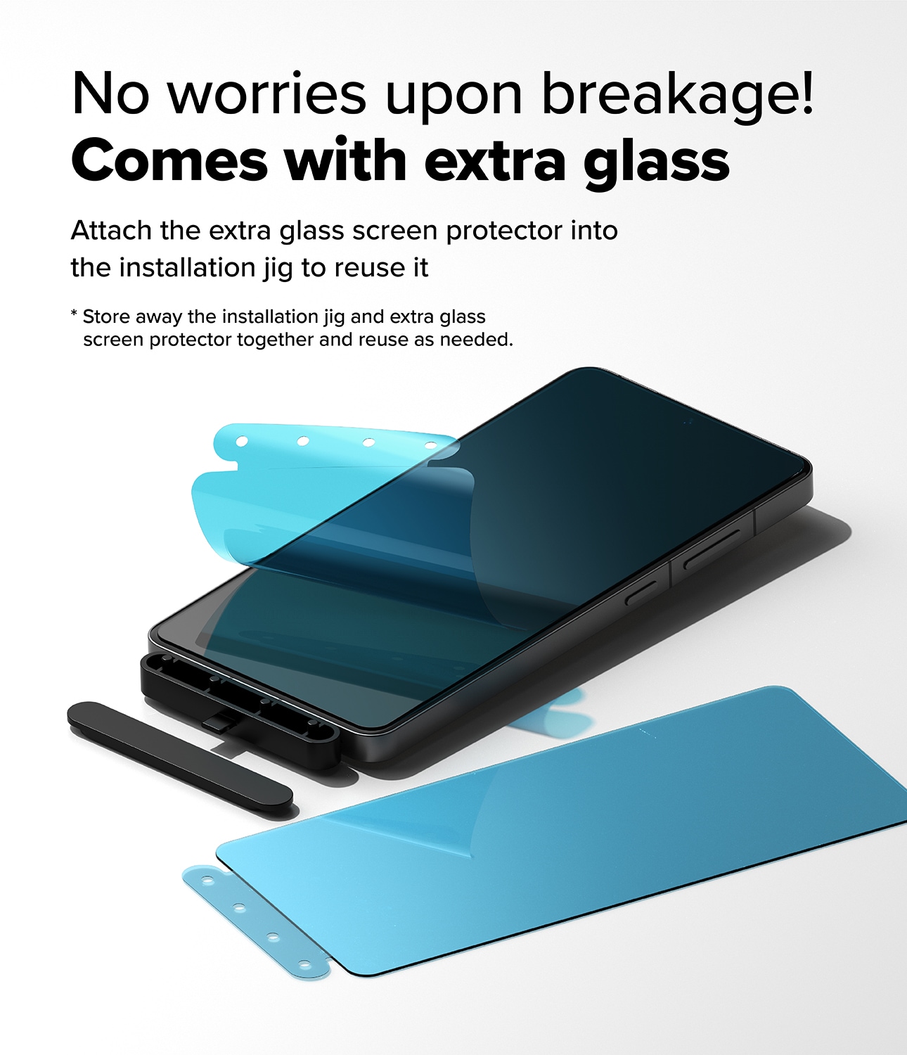  OnePlus 13R Skærmbeskytter i glas med monteringsværktøj (2-pak)