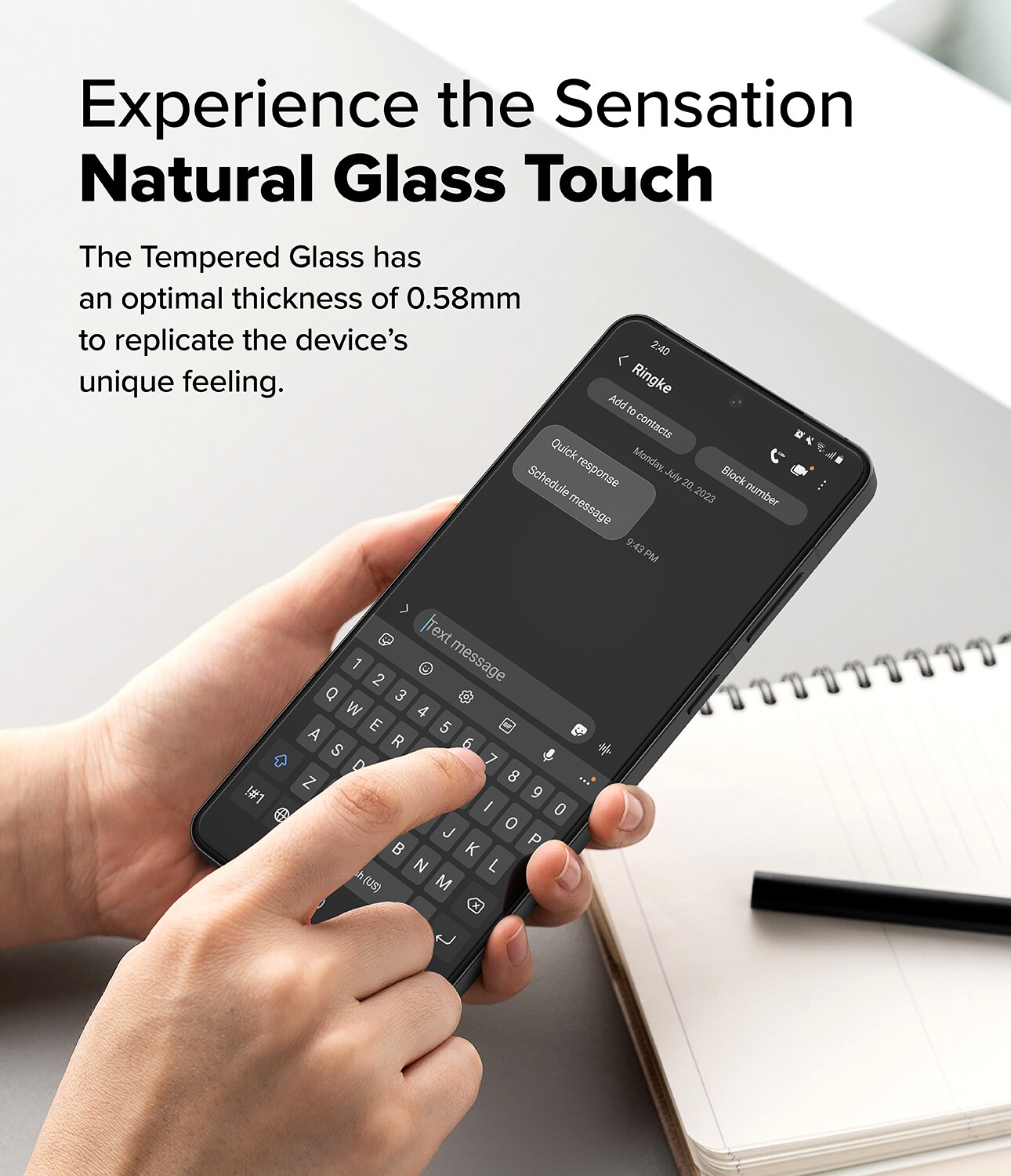  OnePlus 13R Skærmbeskytter i glas med monteringsværktøj (2-pak)