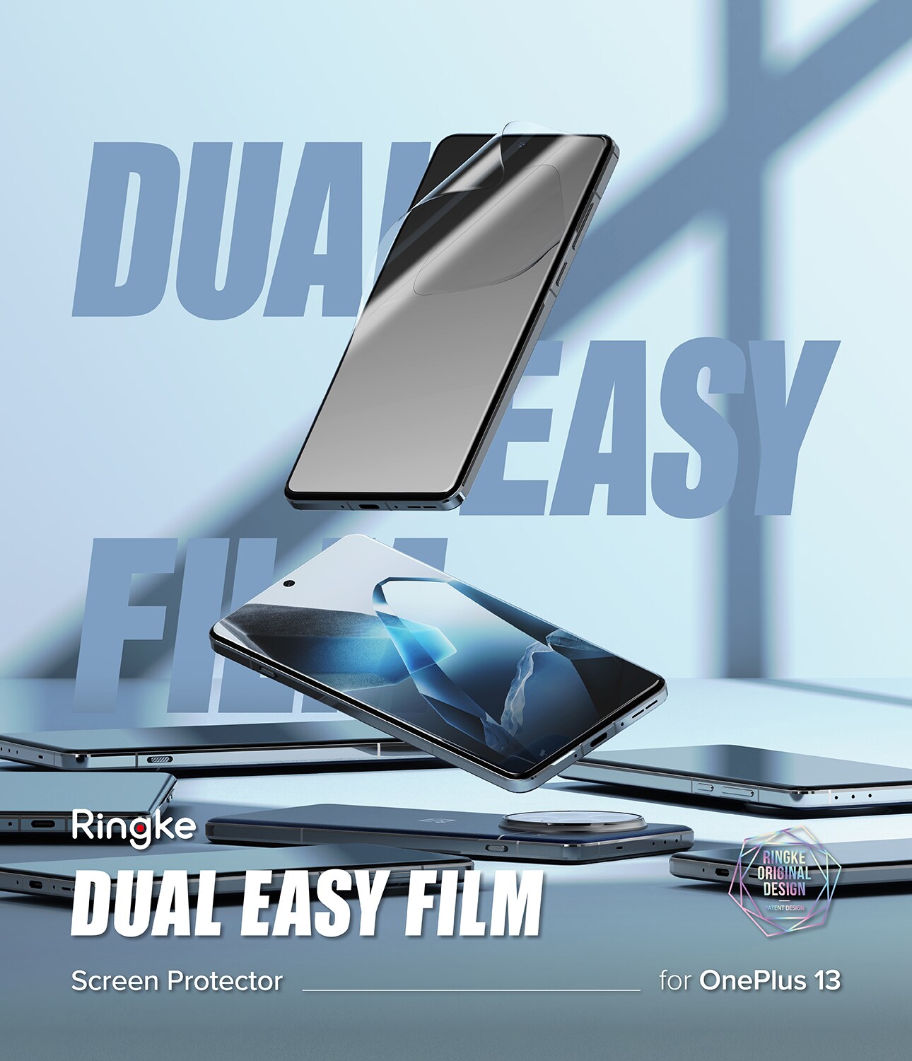 OnePlus 13 Skærmbeskytter beskyttelsesfilm - Dual Easy (2-pak)