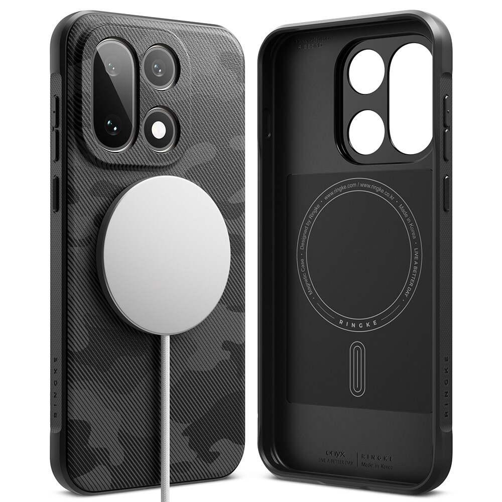  OnePlus 15 Onyx MagSafe cover, Camo Black