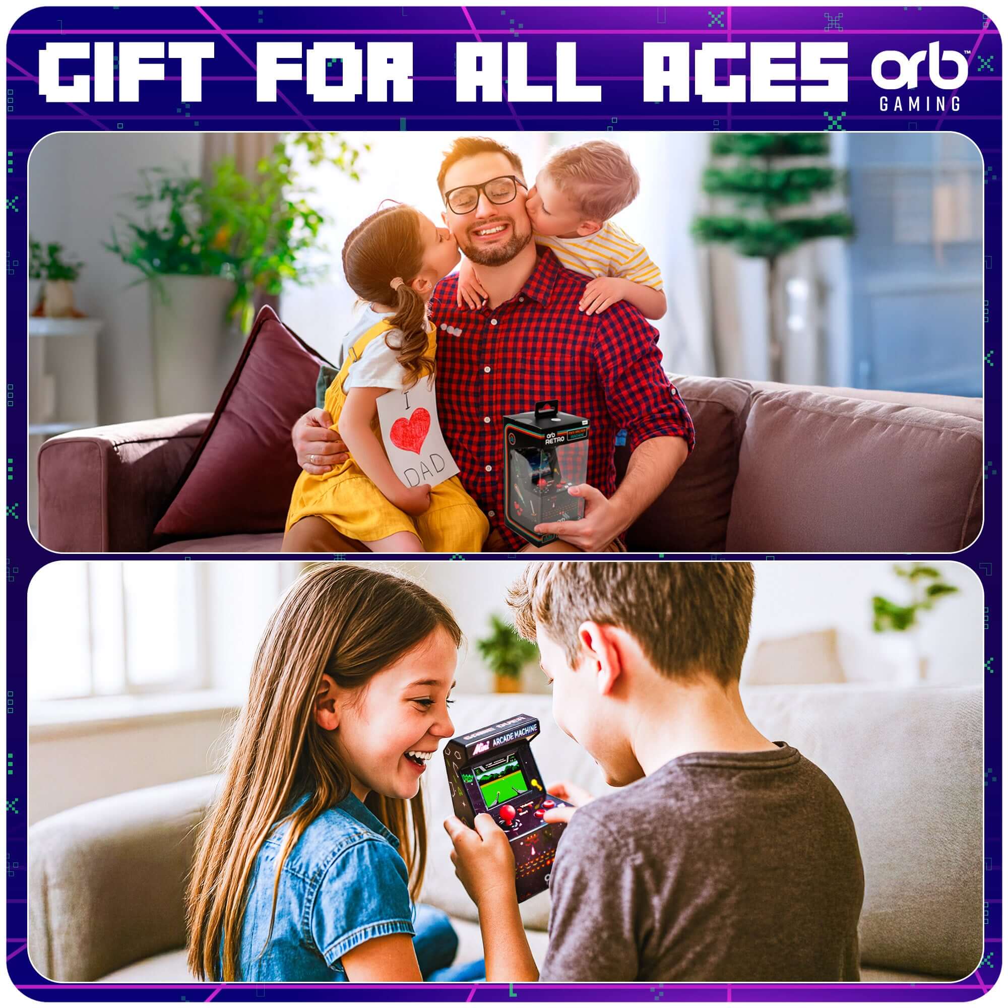 Retro Mini Arcade Machine 240 Spil