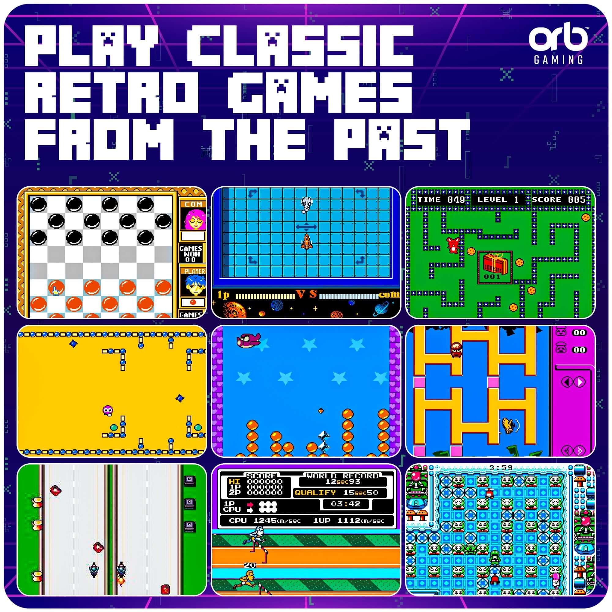 Retro Mini Spilkonsol 240 Spil