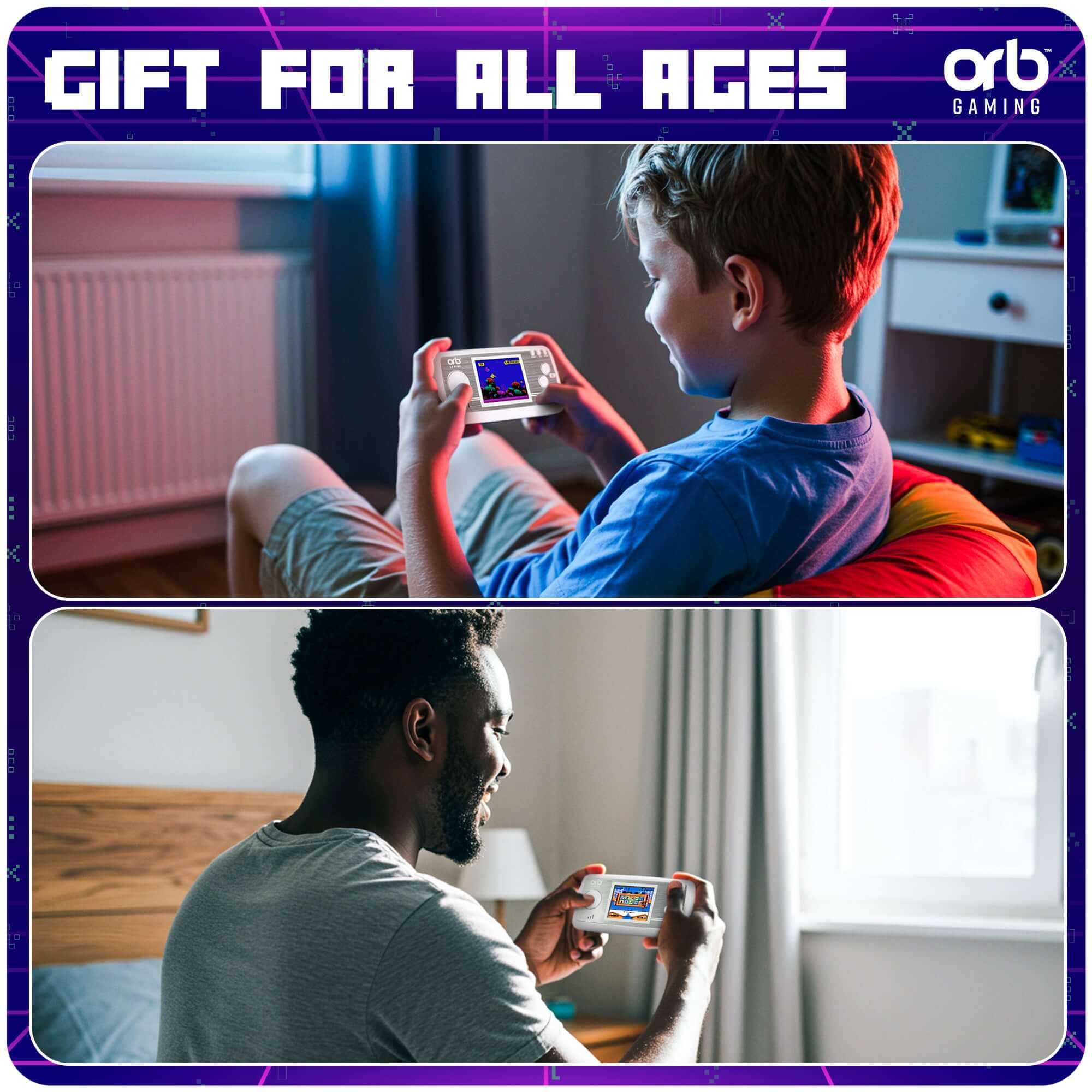 Retro Mini Spilkonsol 240 Spil