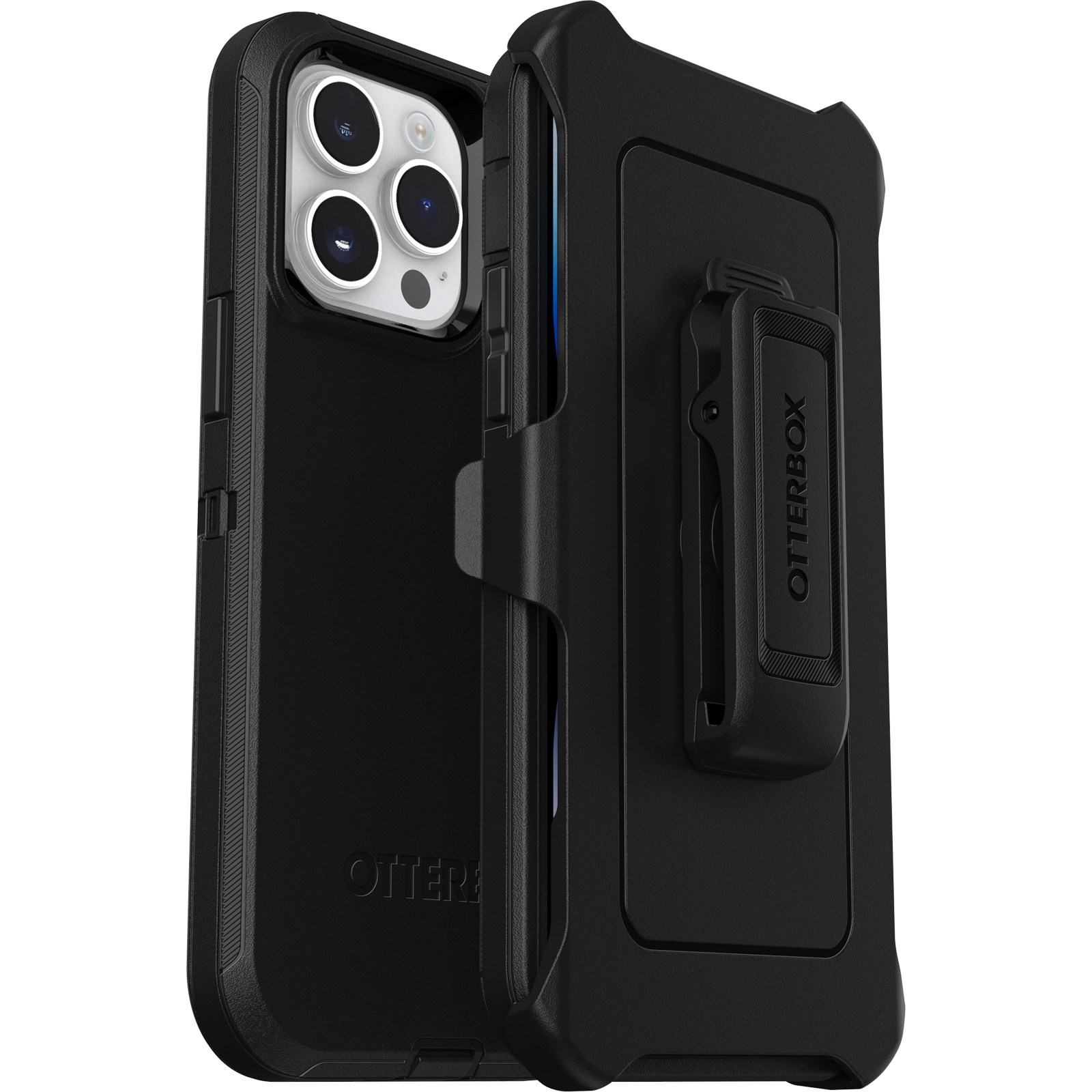 iPhone 14 Pro Defender - Robust mobilcover med høj beskyttelsesgrad, Sort