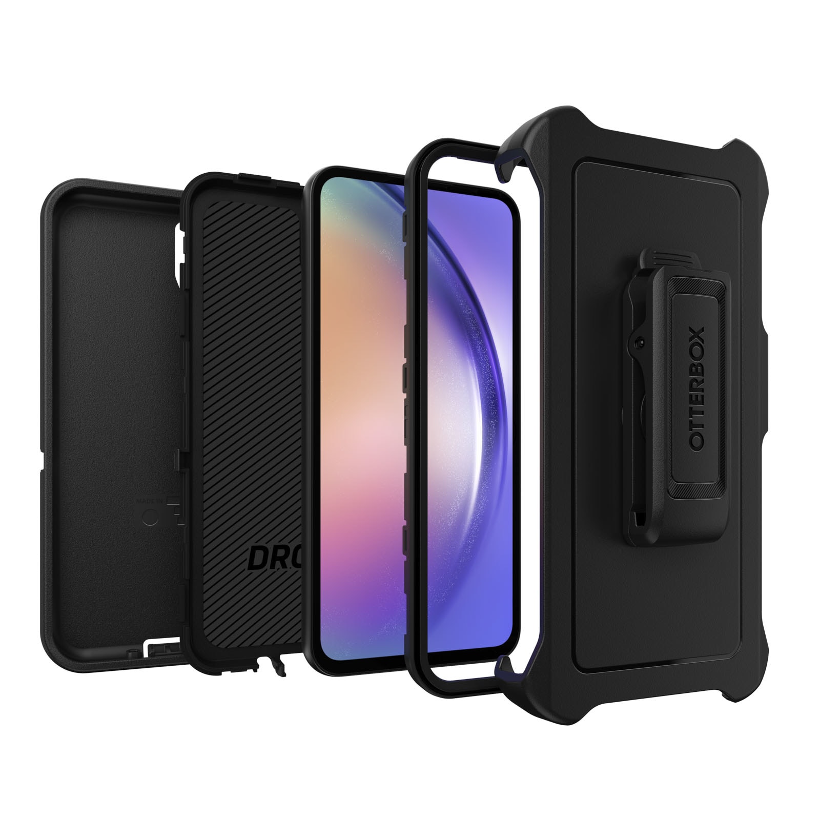 Samsung Galaxy A54 Defender - Robust mobilcover med høj beskyttelsesgrad, Sort