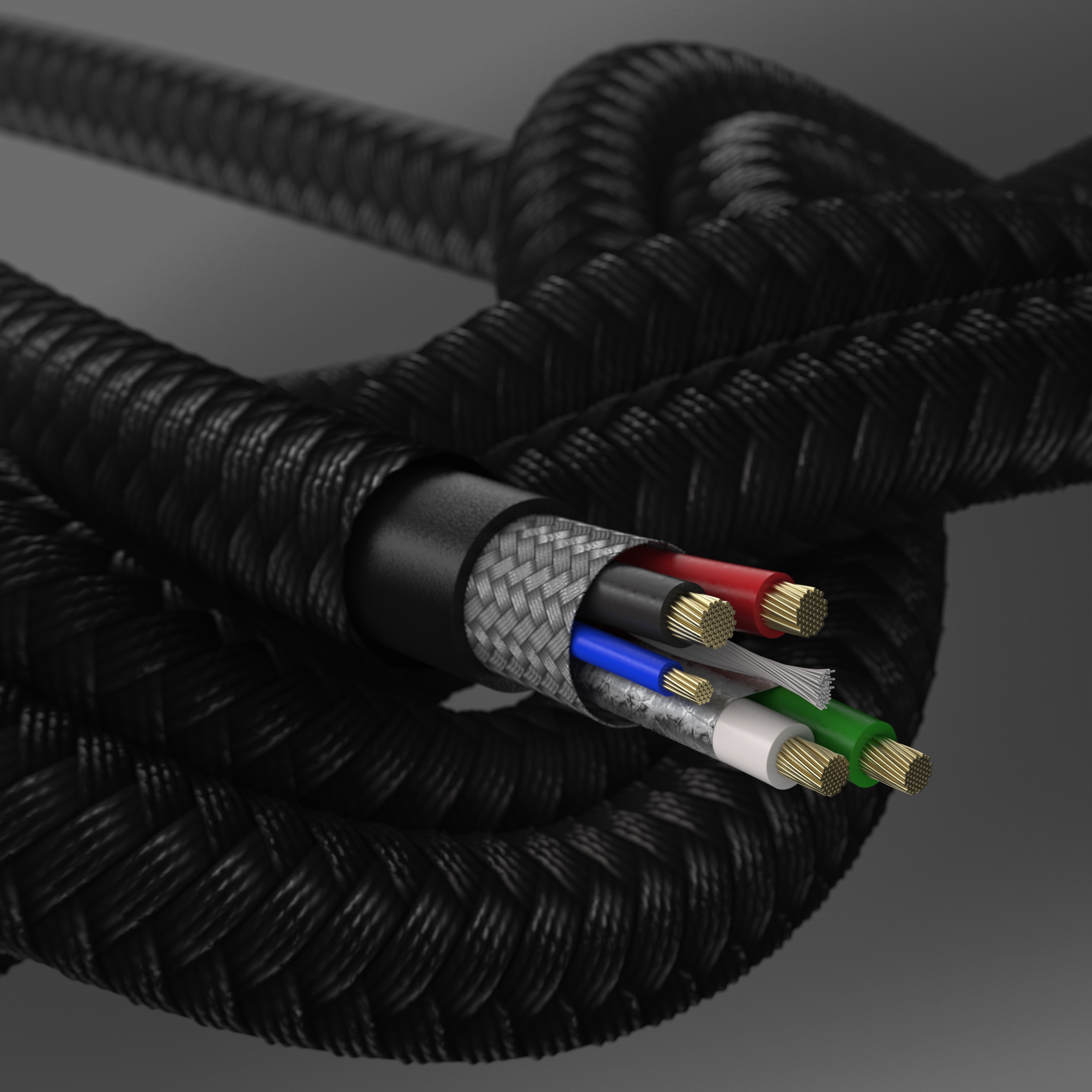 USB-C til USB-C Premium Fast Charge kabel 2m, Hvid