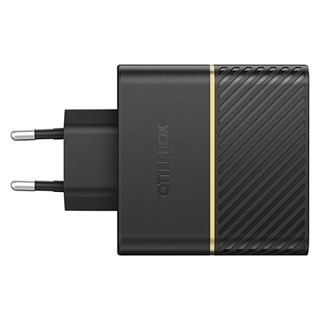 Vægoplader Premium USB-C + USB-A PD 30W, Black Shimmer