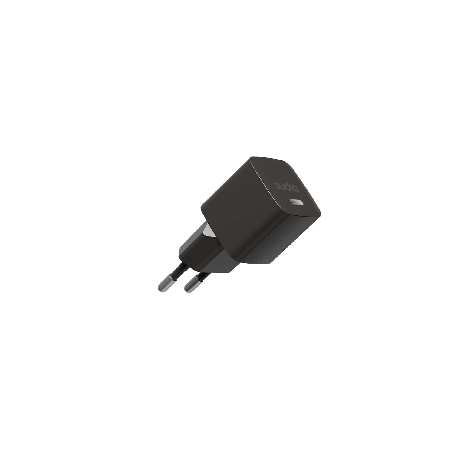 P1 USB-C vægoplader 25W, Sort