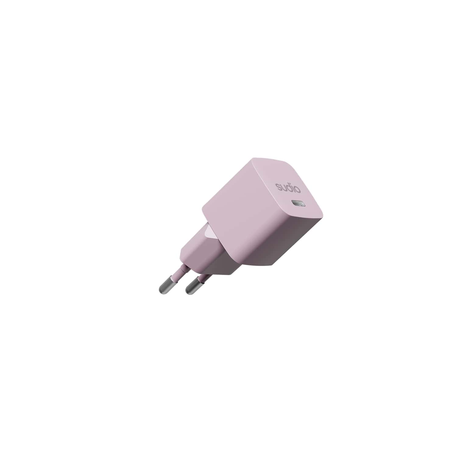 P1 USB-C vægoplader 25W, Lyserød