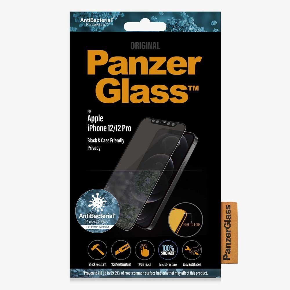 iPhone 12 Privacy skærmbeskytter i hærdet glas - Edge-to-Edge