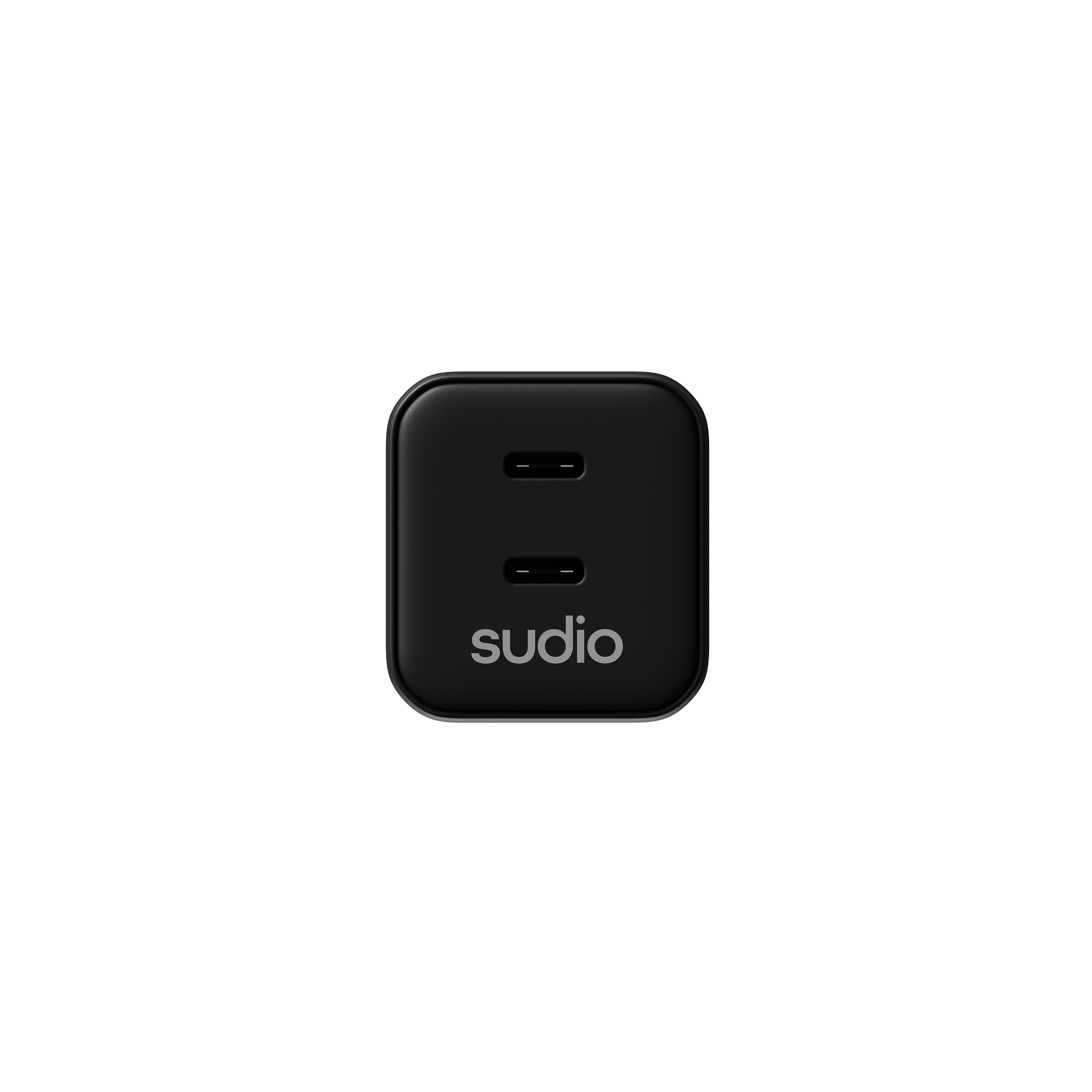 P2 2 x USB-C Vægoplader 45W, Sort