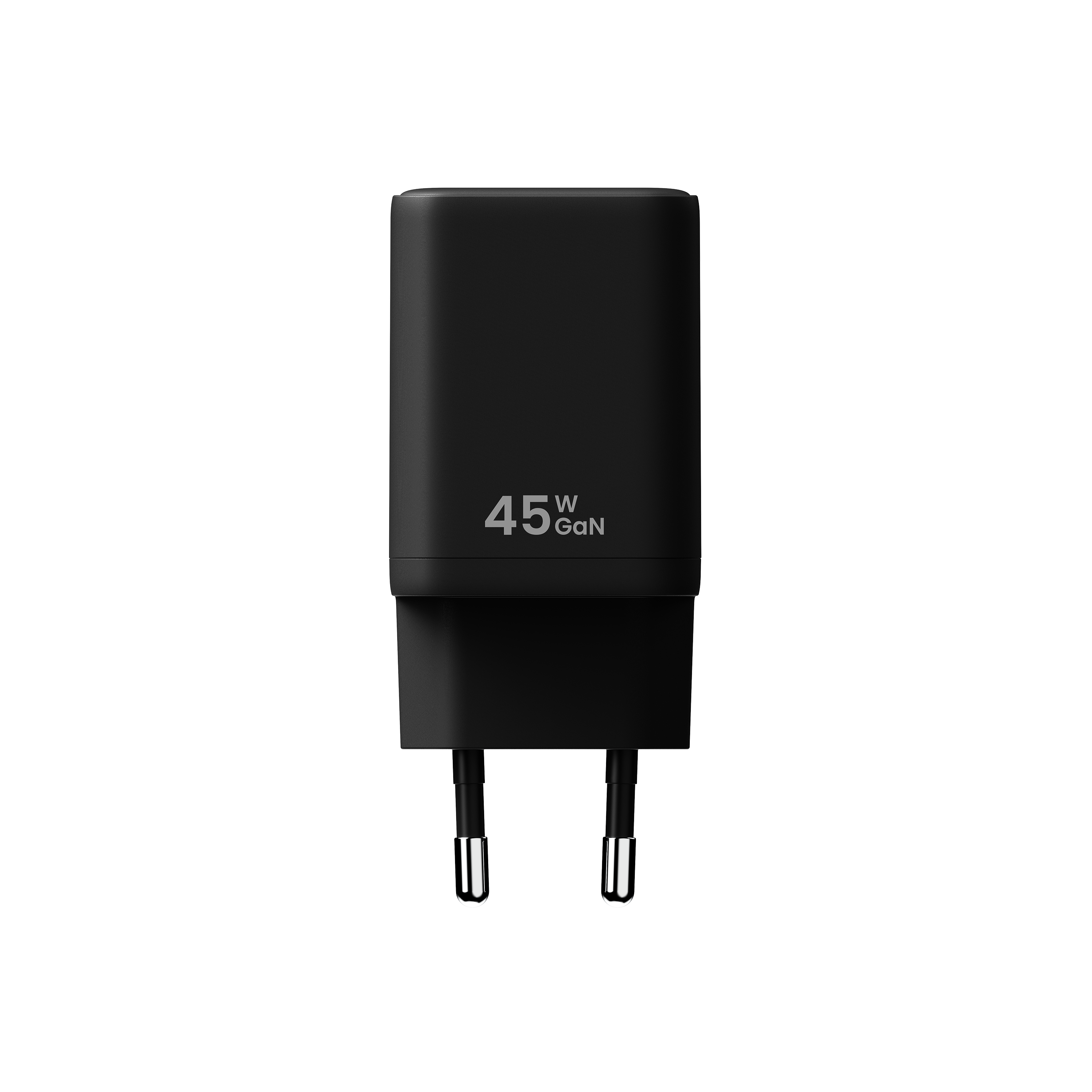 P2 2 x USB-C Vægoplader 45W, Sort