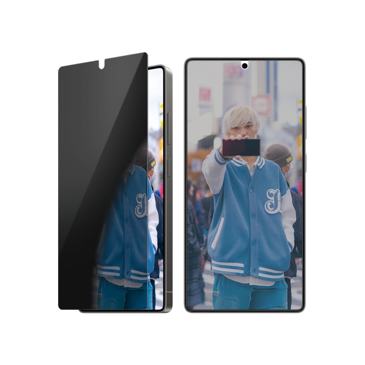 Samsung Galaxy S25 Ultra Privacy skærmbeskytter med installationsramme - Ultra Wide Fit