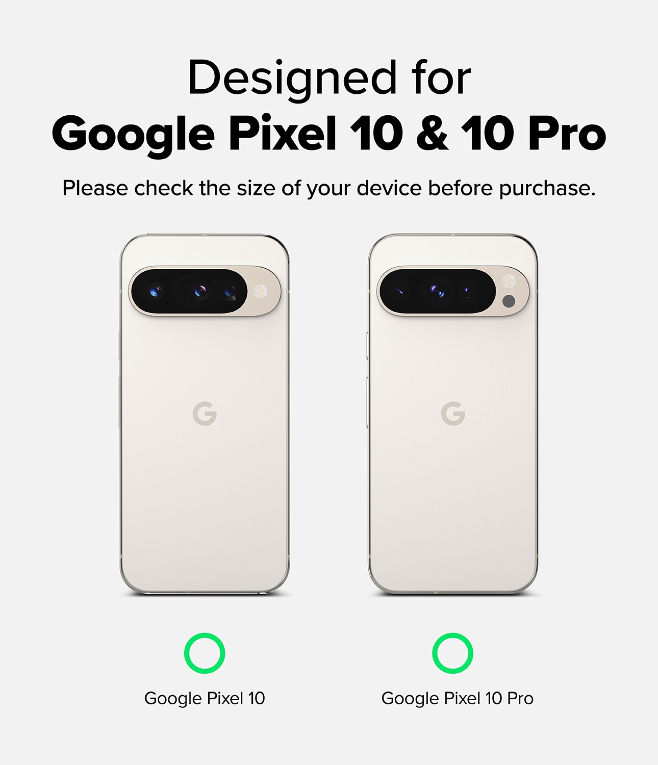 Google Pixel 10 Fusion cover, Clear
