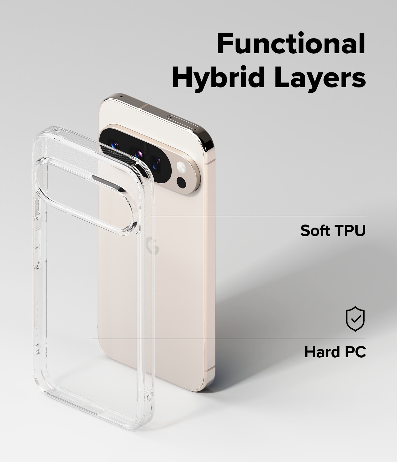 Google Pixel 10 Fusion cover, Clear