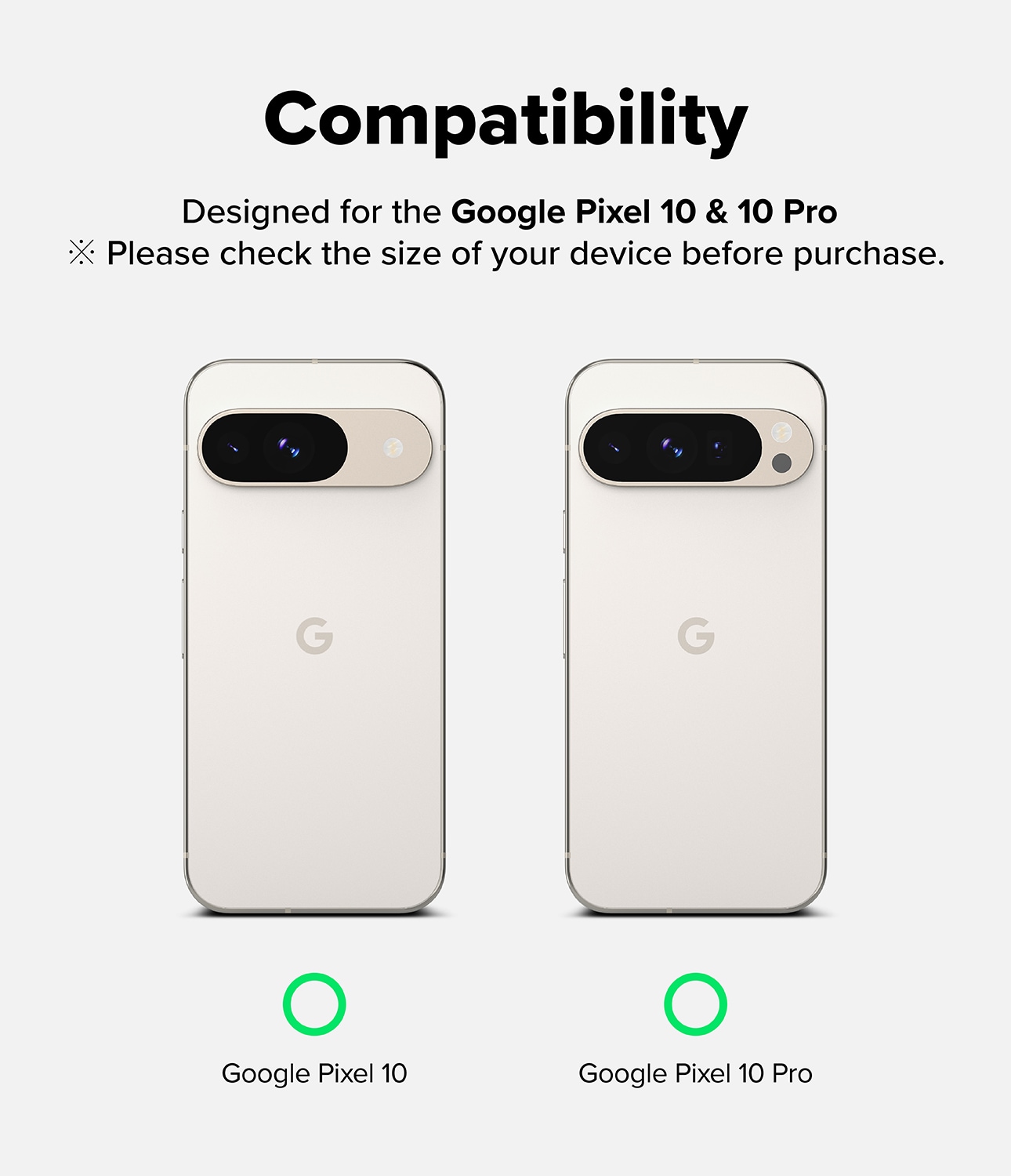 Google Pixel 10 Skærmbeskytter i glas med monteringsramme (2-pak)