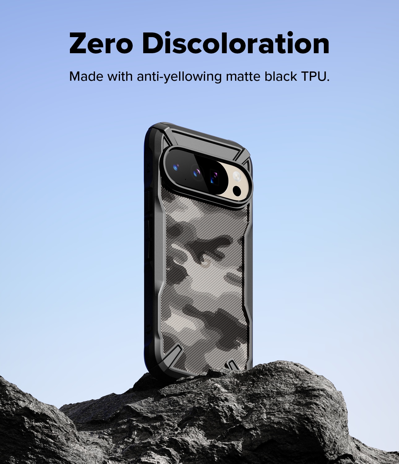 Google Pixel 10 Fusion X Cover, Camo Black