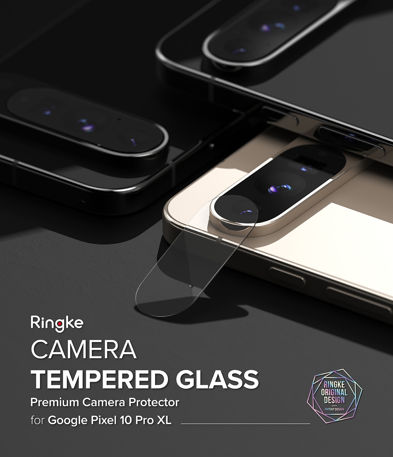 Google Pixel 10 Pro XL Kamerabeskyttelse i glas (2-pak)