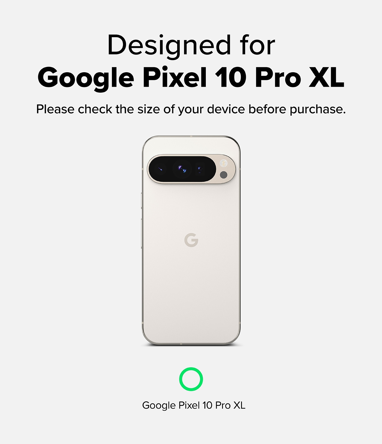 Google Pixel 10 Pro XL Fusion cover, Clear