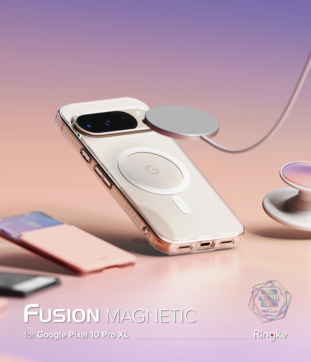Google Pixel 10 Pro XL Fusion MagSafe cover, Gennemsigtig