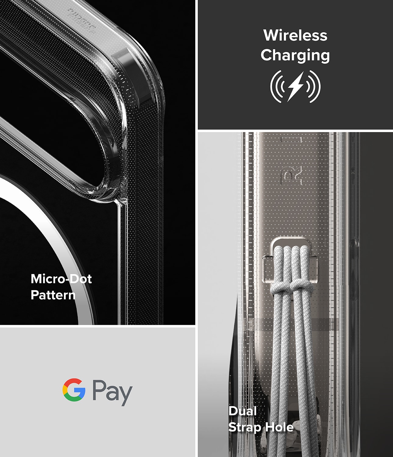 Google Pixel 10 Pro XL Fusion MagSafe cover, Gennemsigtig