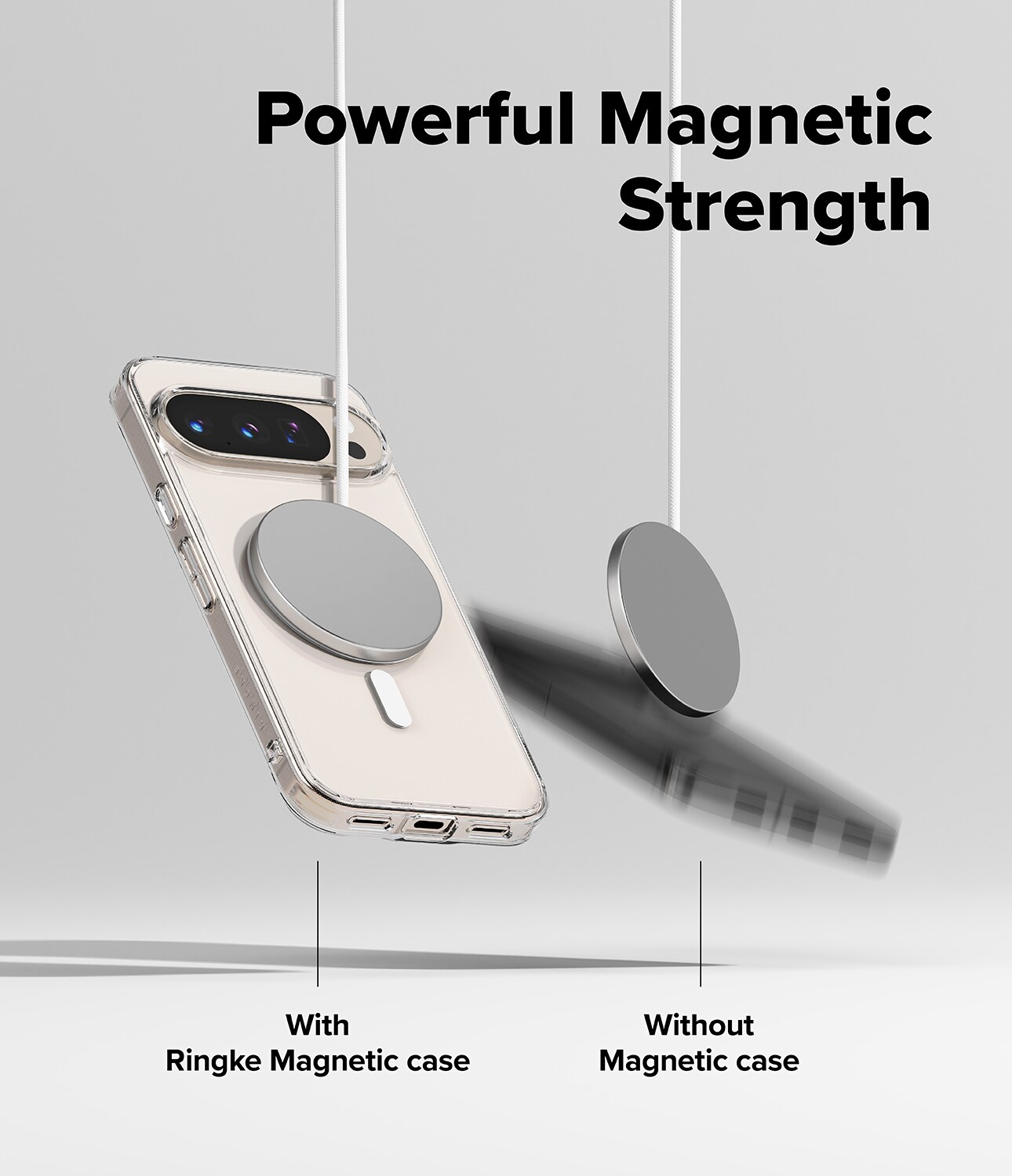 Google Pixel 10 Pro XL Fusion MagSafe cover, Gennemsigtig