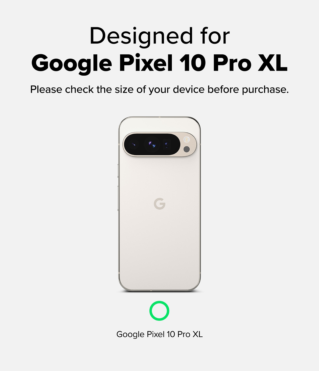 Google Pixel 10 Pro XL Onyx Cover, Dark Green