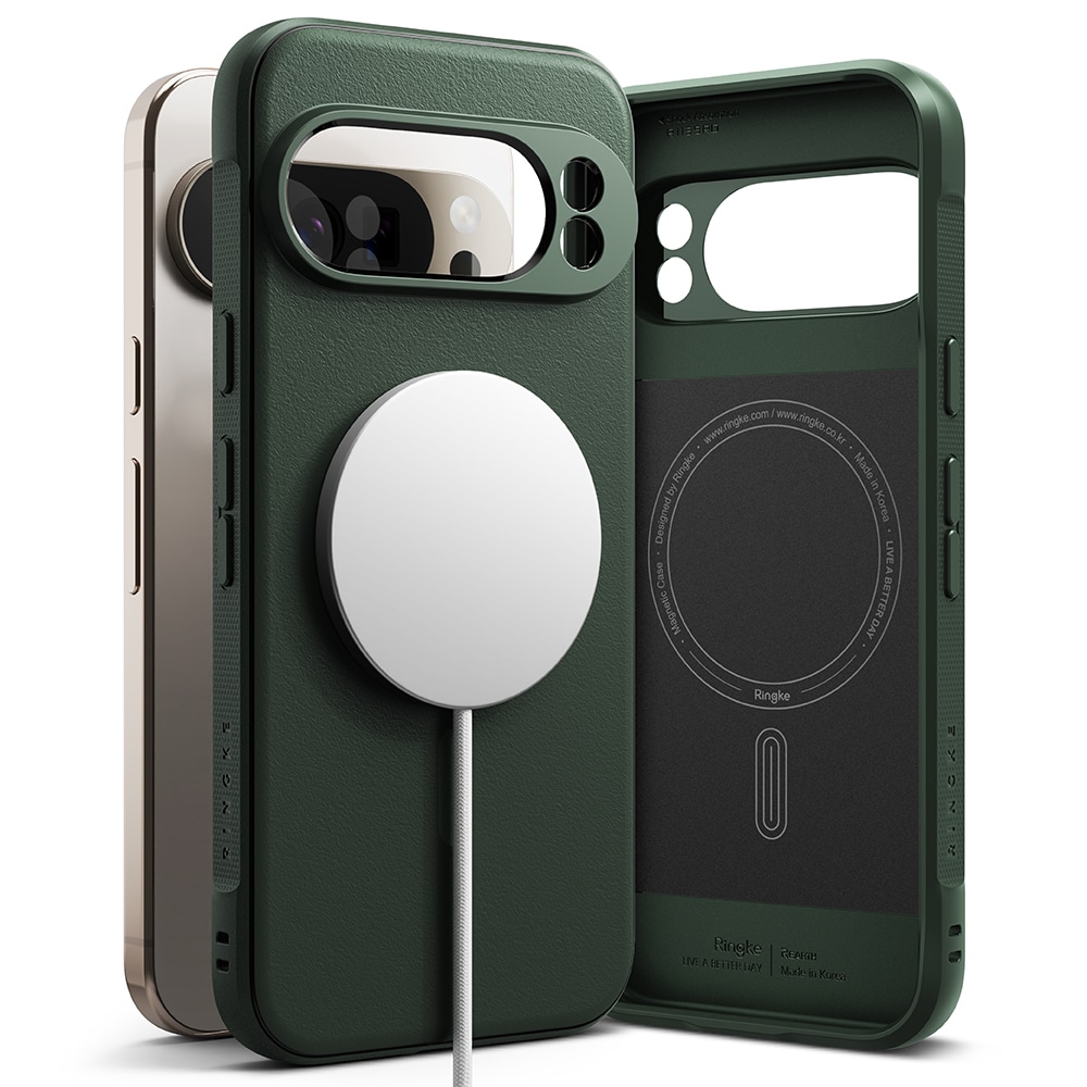 Google Pixel 10 Pro XL Onyx MagSafe cover, Dark Green