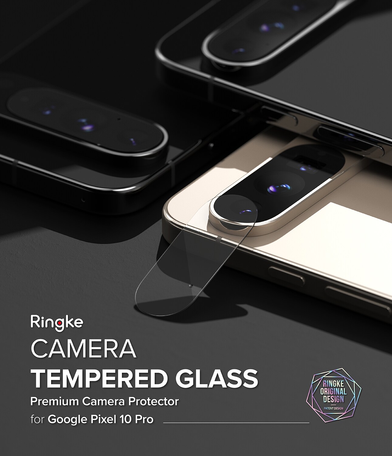 Google Pixel 10 Pro Kamerabeskyttelse i glas (2-pak)