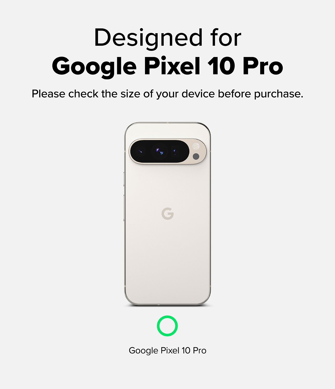 Google Pixel 10 Pro Onyx Cover, Dark Green