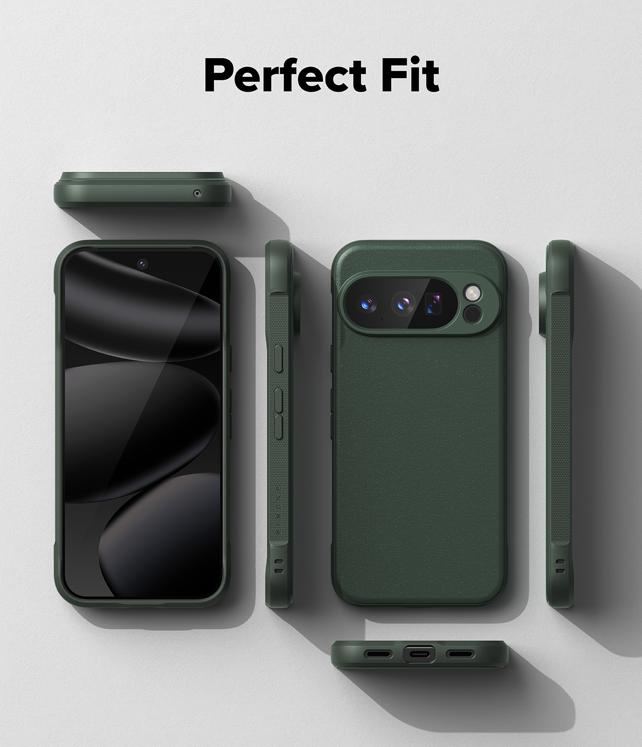 Google Pixel 10 Pro Onyx Cover, Dark Green