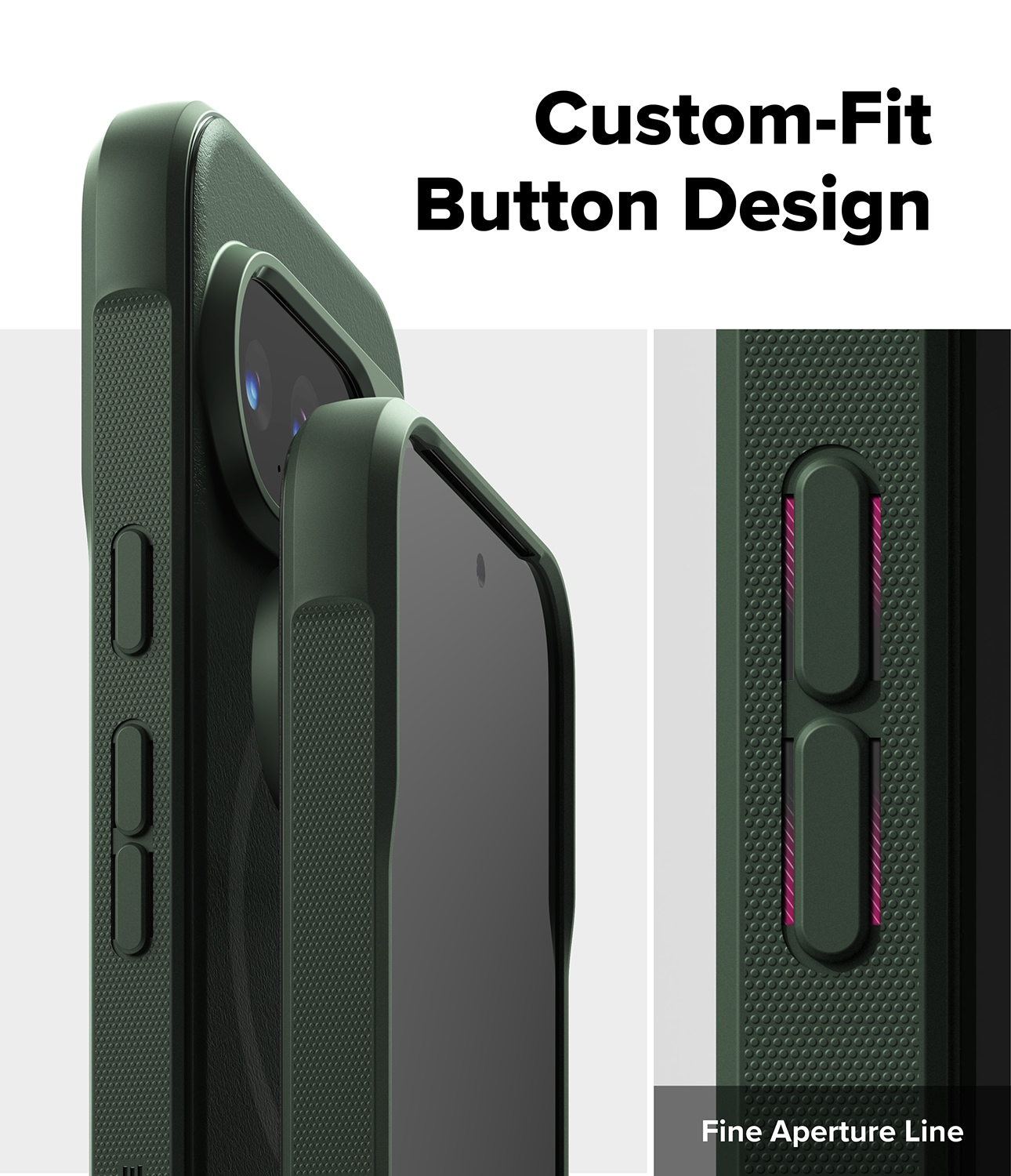 Google Pixel 10 Pro Onyx MagSafe cover, Dark Green