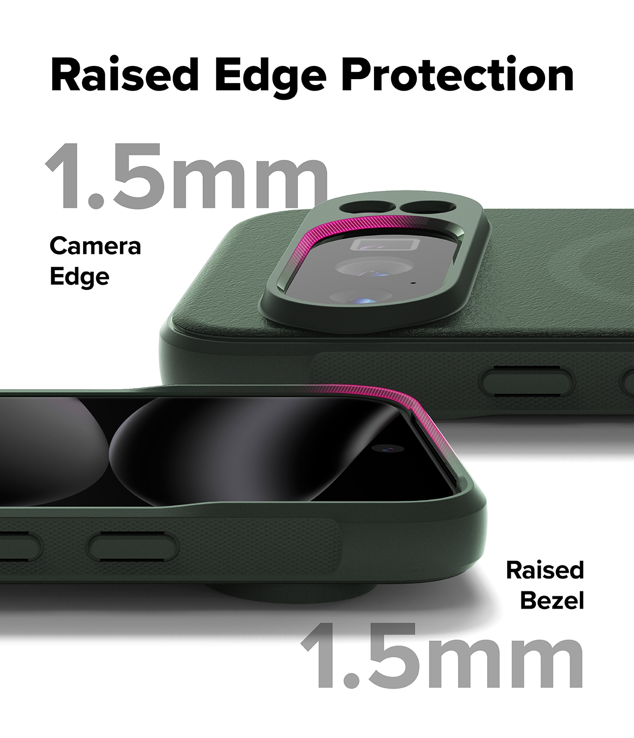 Google Pixel 10 Pro Onyx MagSafe cover, Dark Green