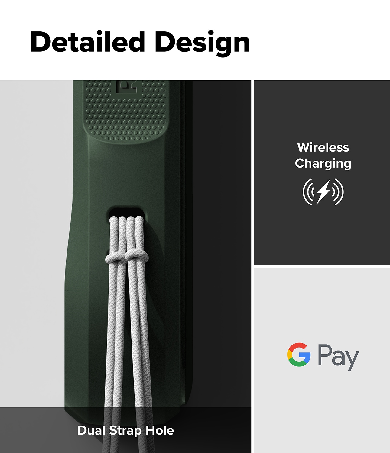 Google Pixel 10 Onyx Cover, Dark Green