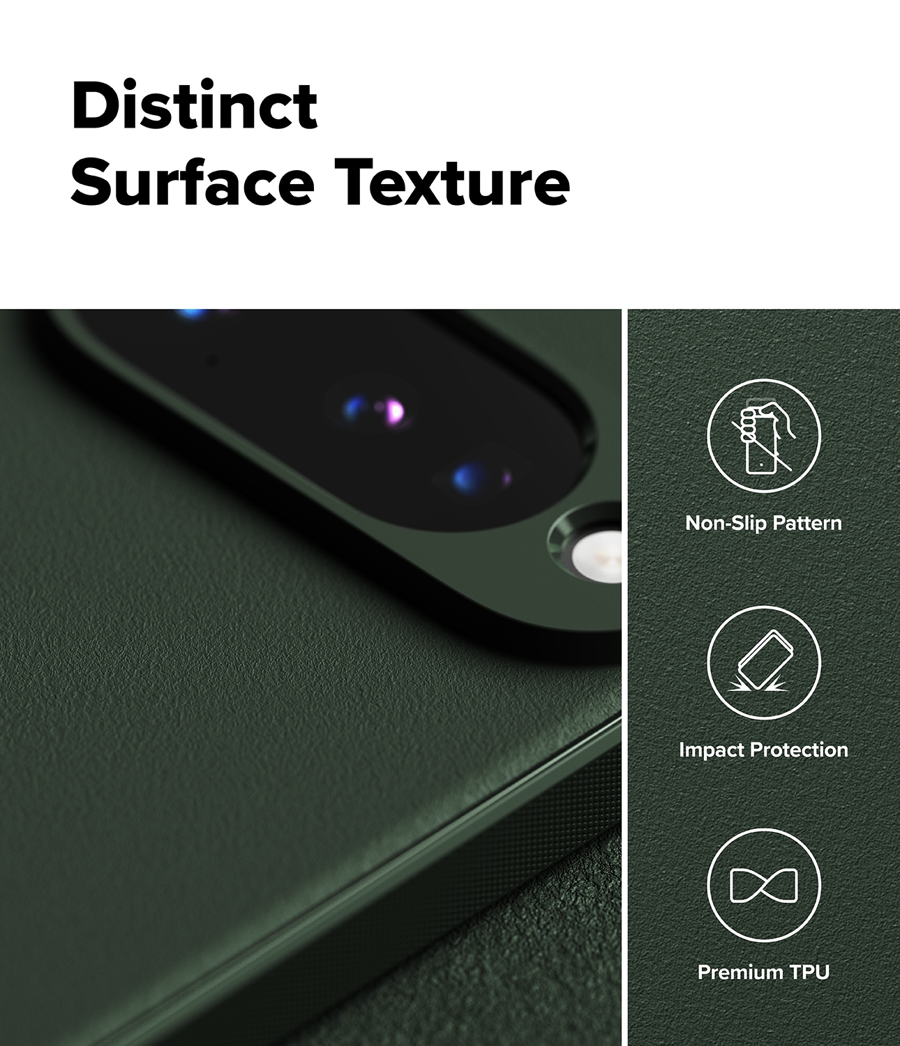 Google Pixel 10 Onyx Cover, Dark Green