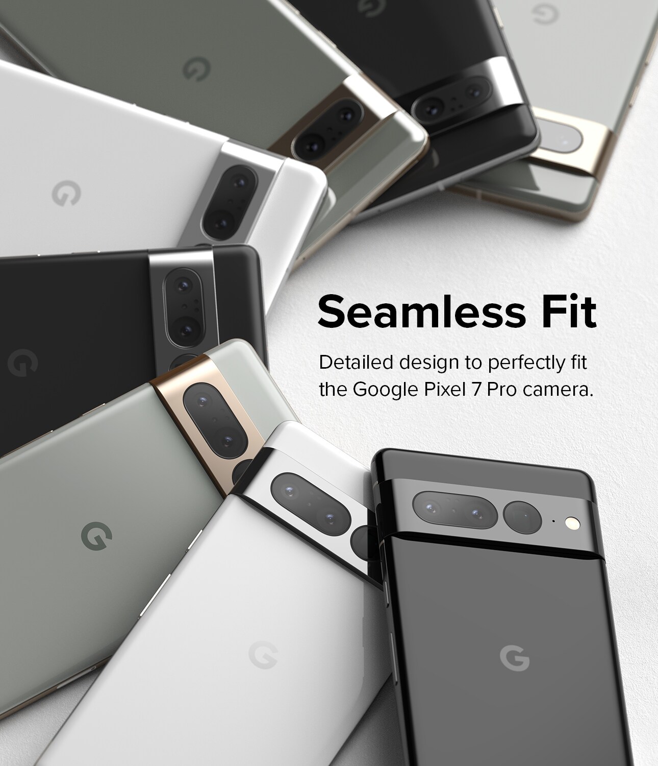 Google Pixel 7 Pro Kamerabeskyttelse i glas (3-pak)