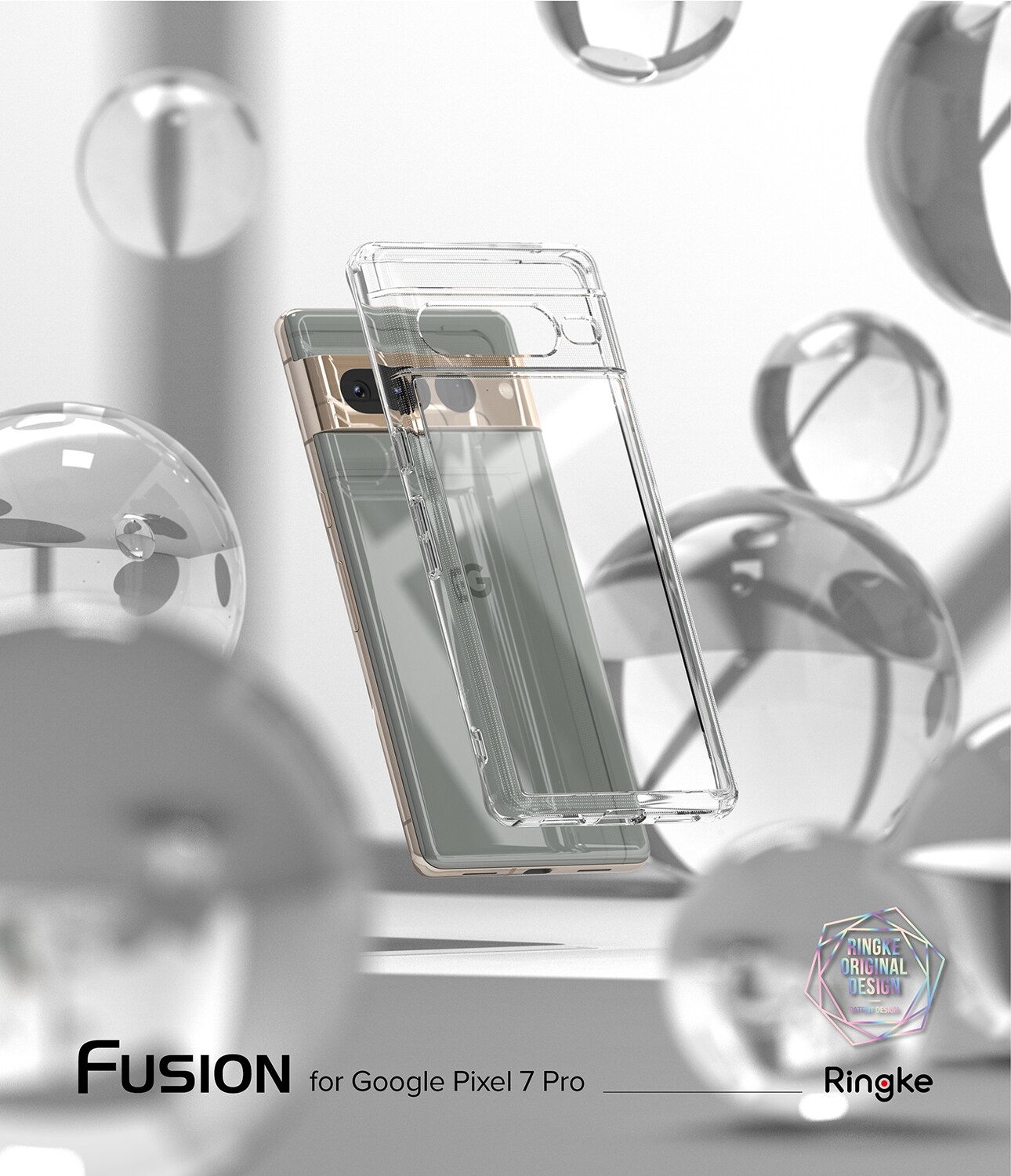 Google Pixel 7 Pro Fusion cover, Gennemsigtig