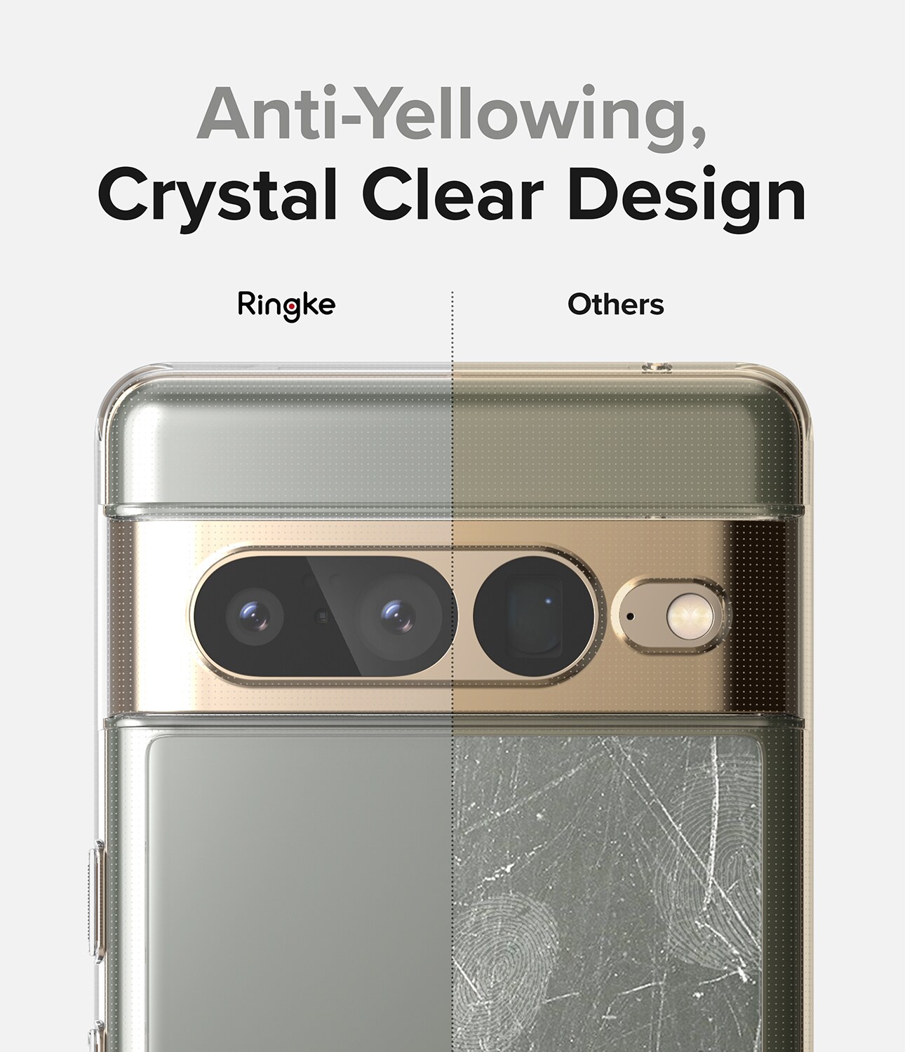 Google Pixel 7 Pro Fusion cover, Gennemsigtig