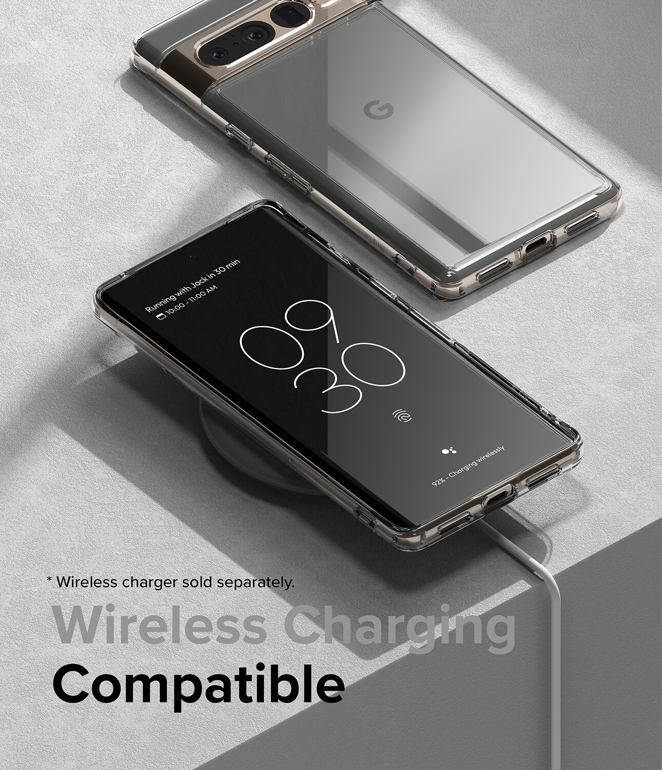 Google Pixel 7 Pro Fusion cover, Gennemsigtig