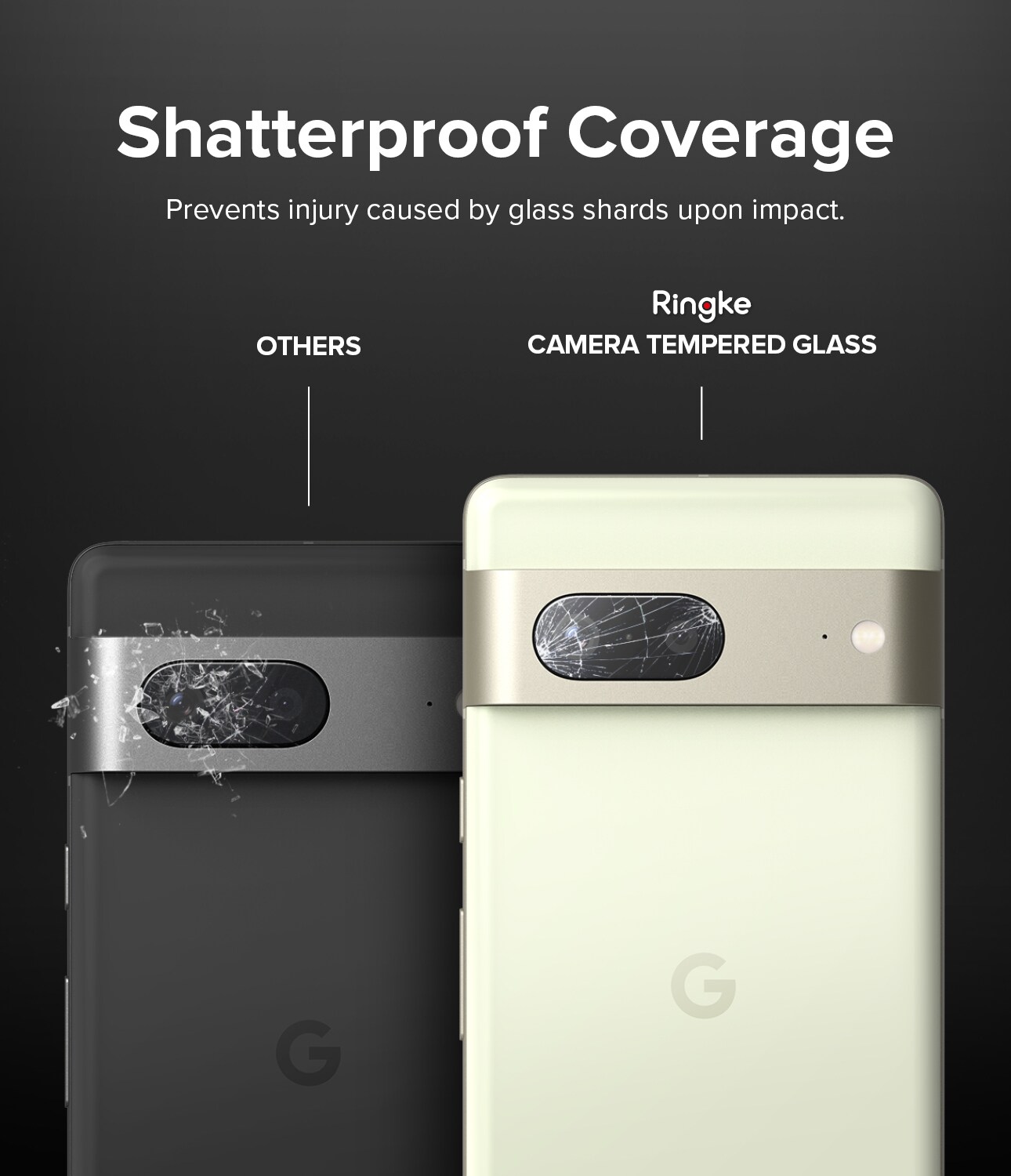 Google Pixel 7 Kamerabeskyttelse i glas (3-pak)