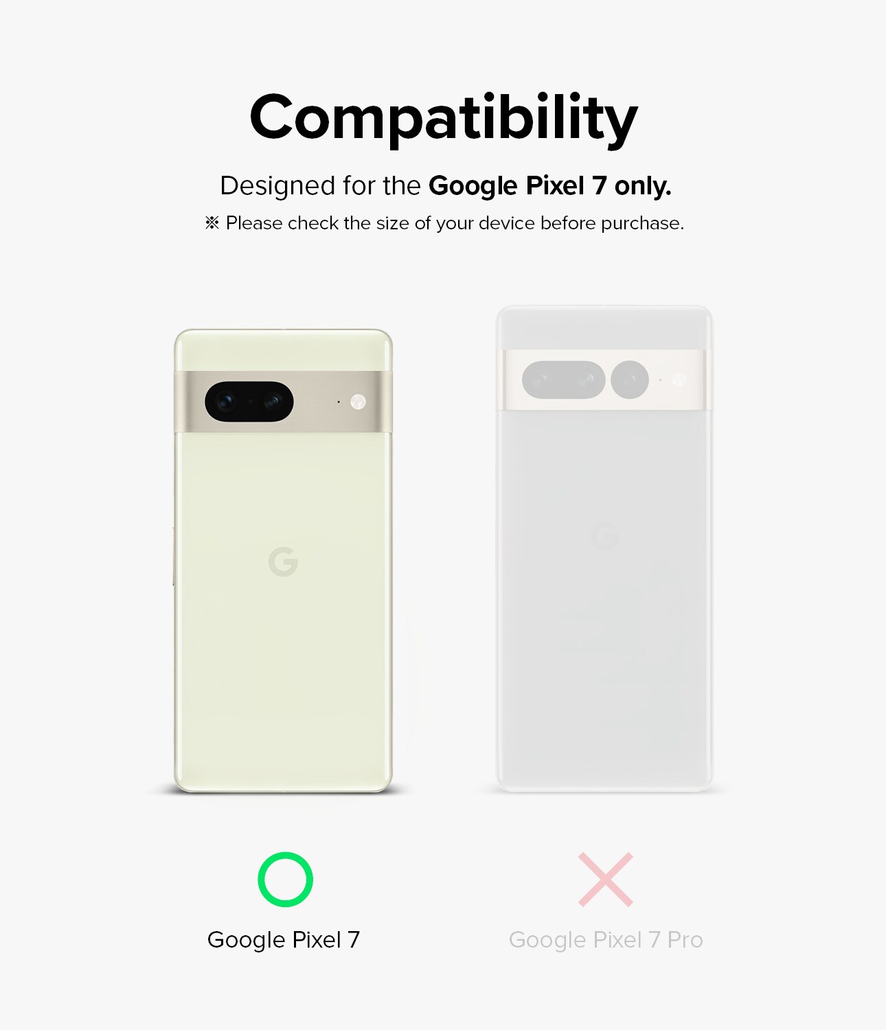 Google Pixel 7 Kamerabeskyttelse i glas (3-pak)