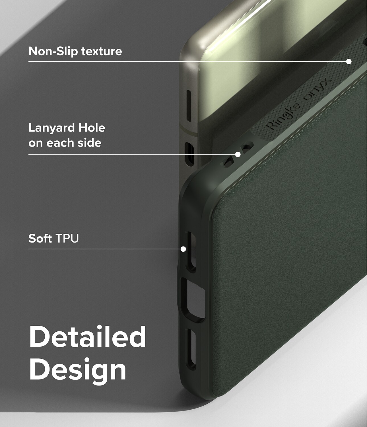 Google Pixel 7a Onyx Cover, Dark Green