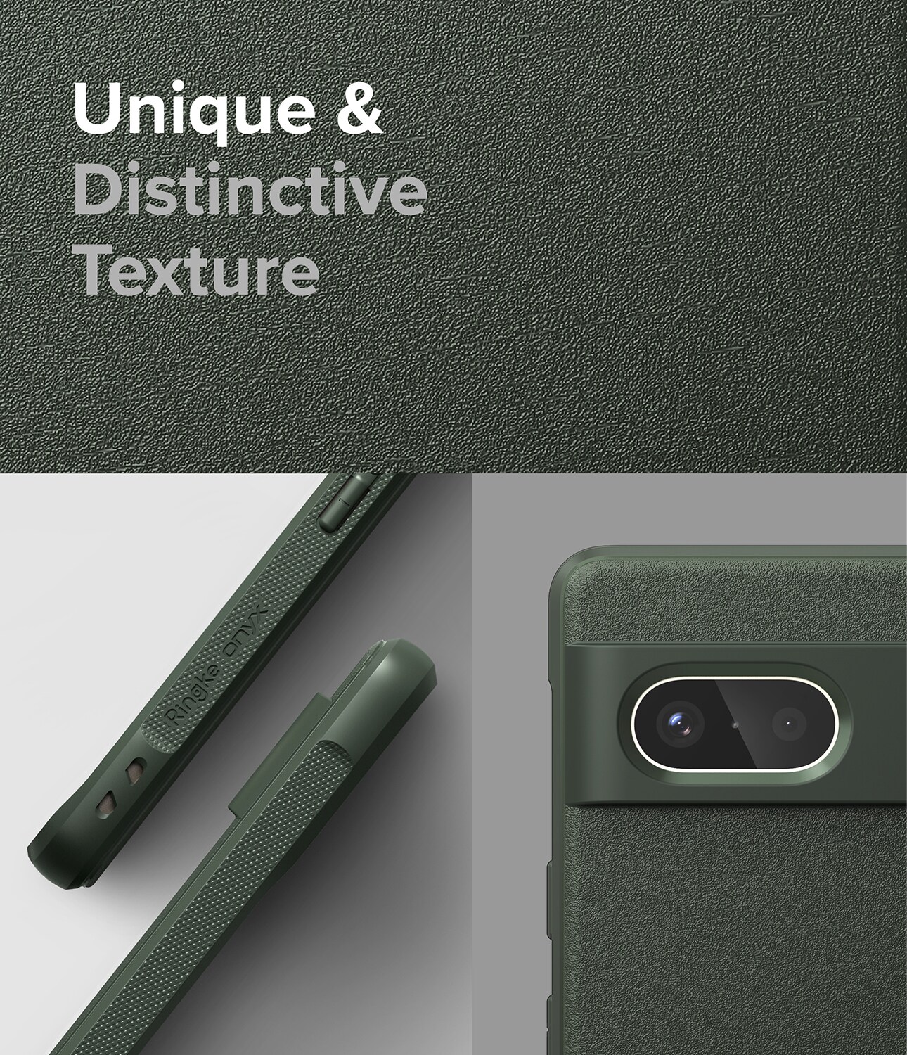 Google Pixel 7a Onyx Cover, Dark Green