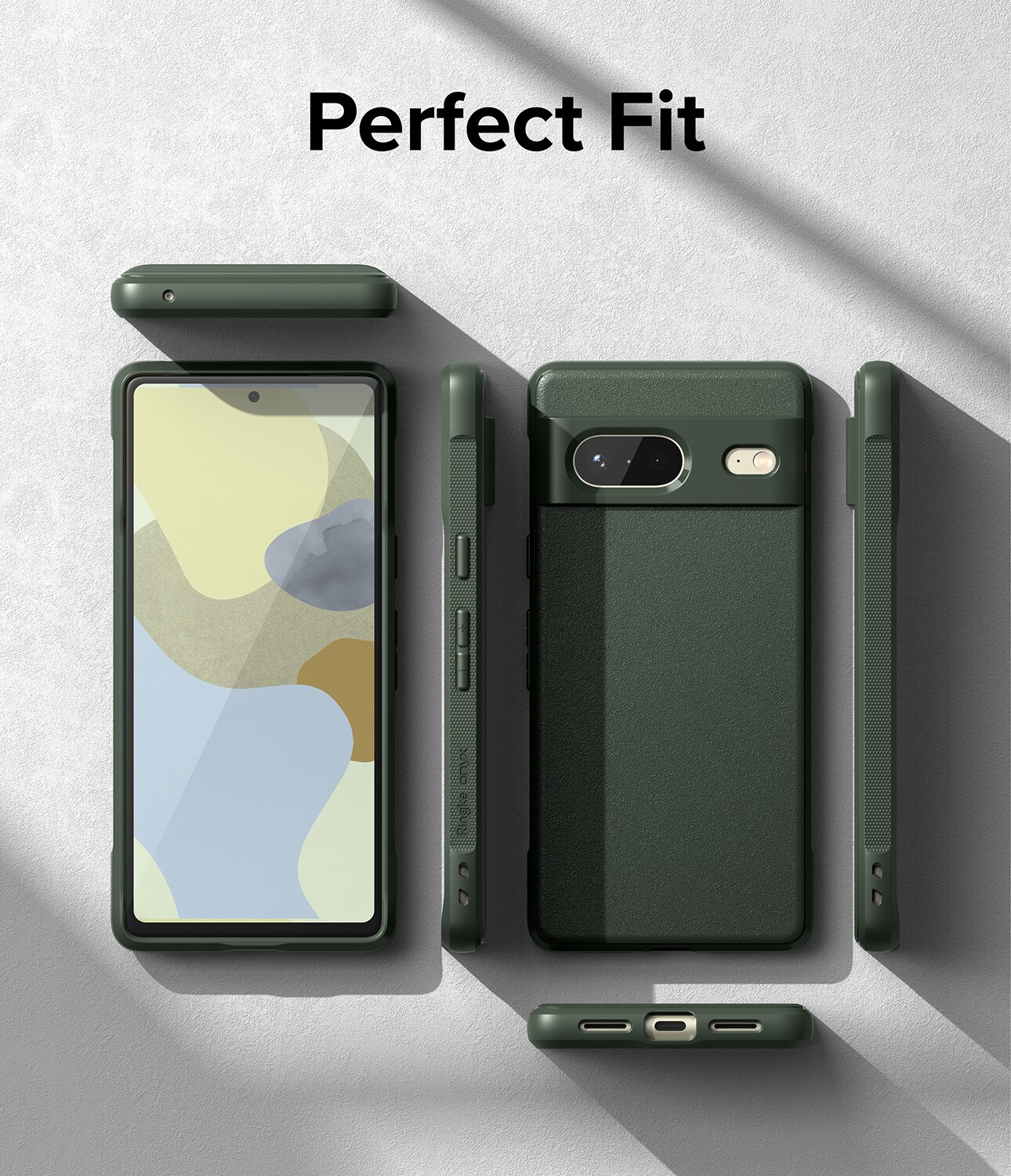 Google Pixel 7a Onyx Cover, Dark Green