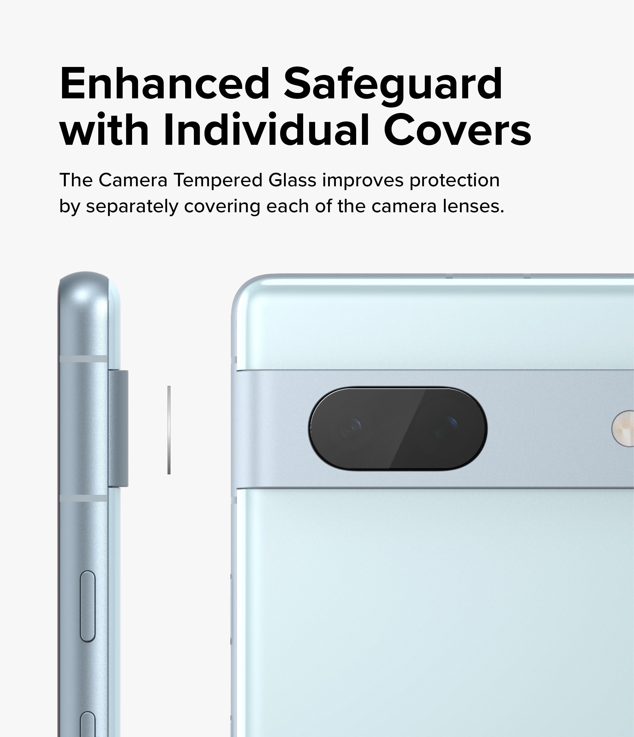 Google Pixel 7a Kamerabeskyttelse i glas (3-pak)