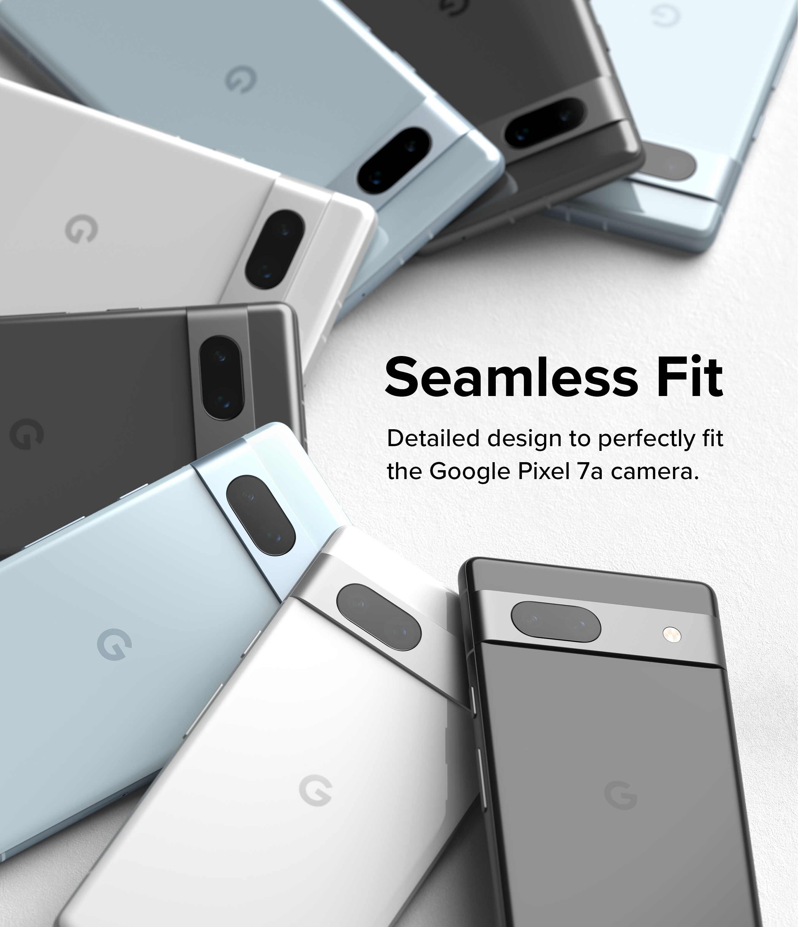 Google Pixel 7a Kamerabeskyttelse i glas (3-pak)