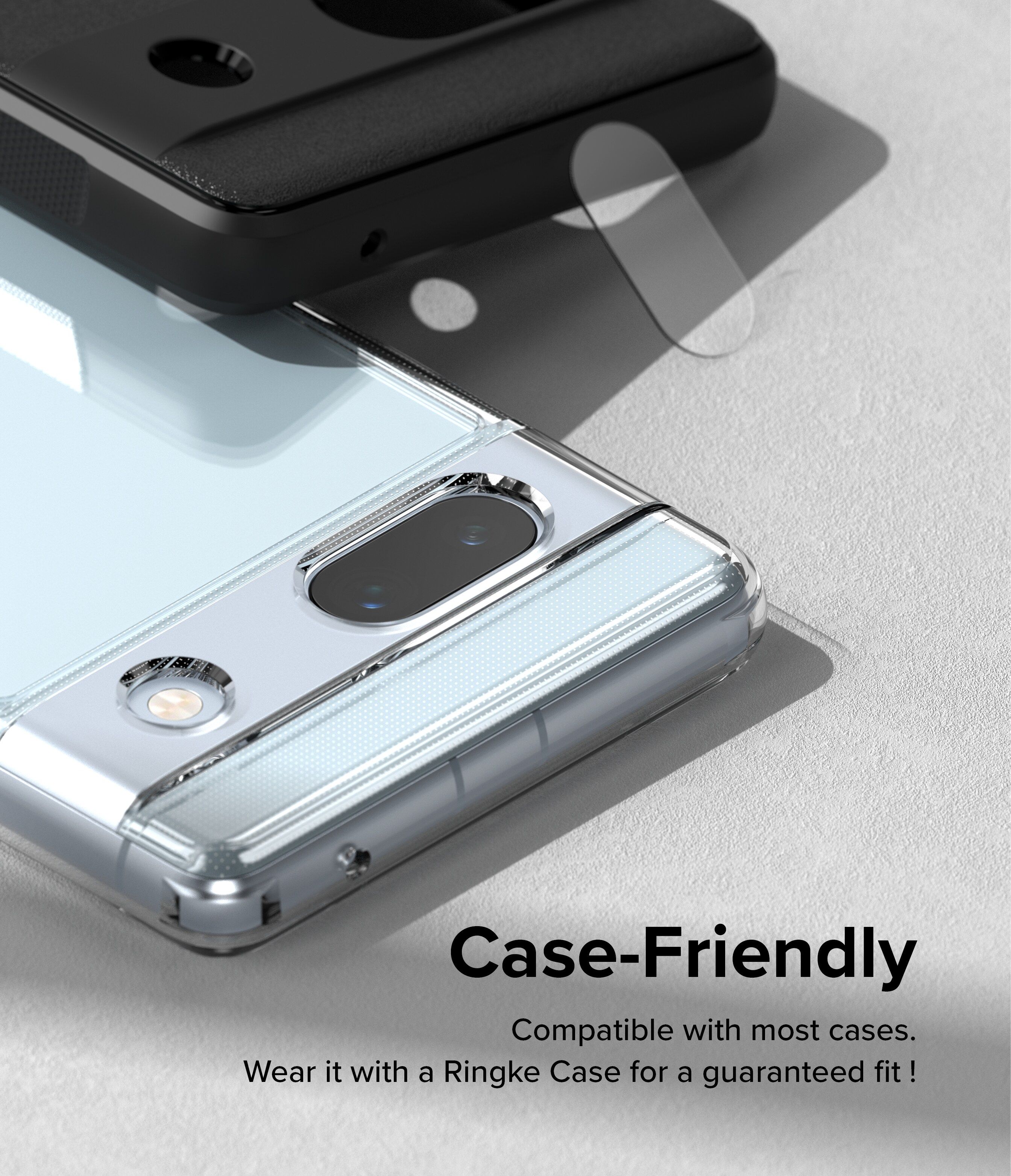 Google Pixel 7a Kamerabeskyttelse i glas (3-pak)