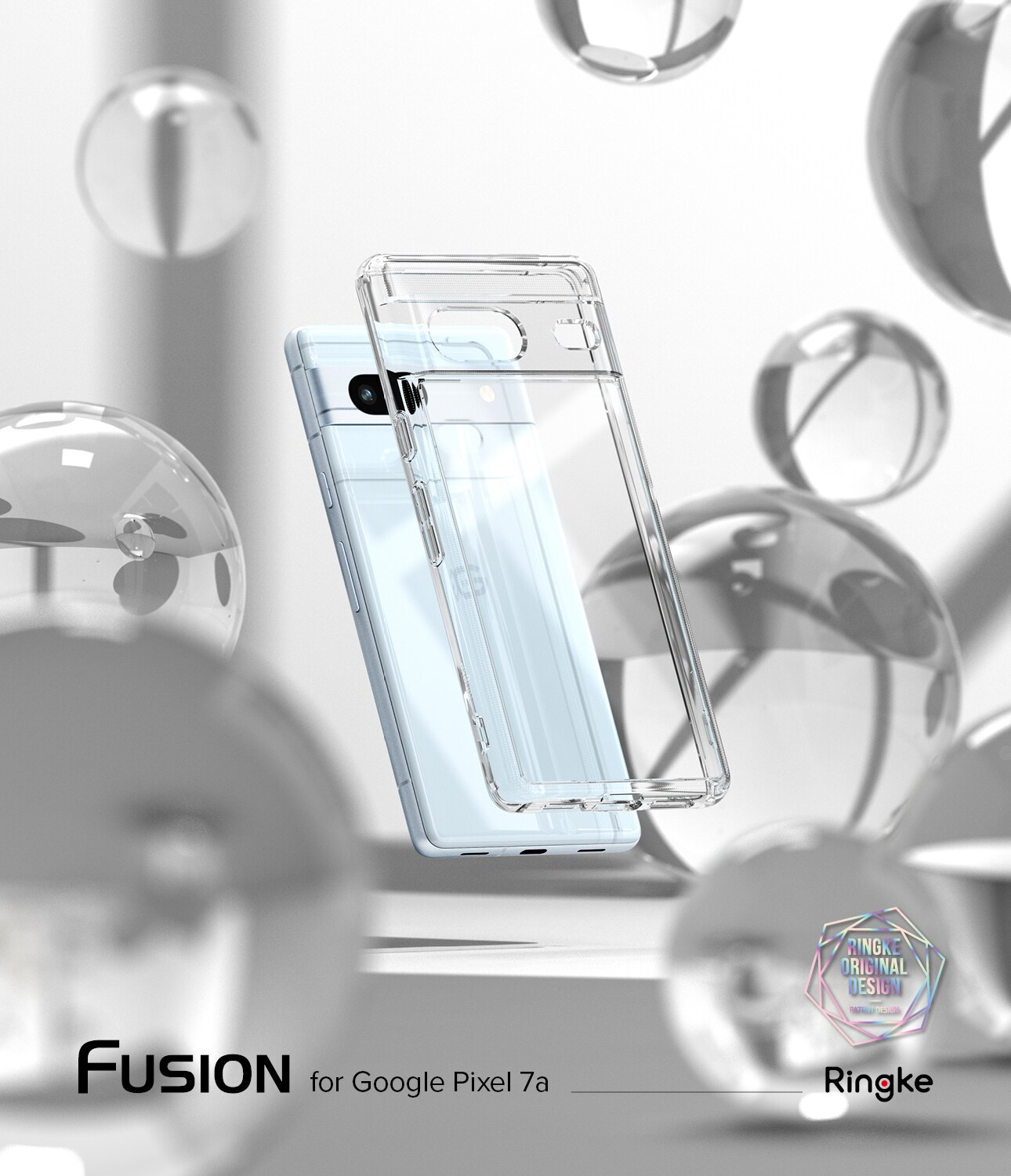 Google Pixel 7a Fusion cover, Gennemsigtig