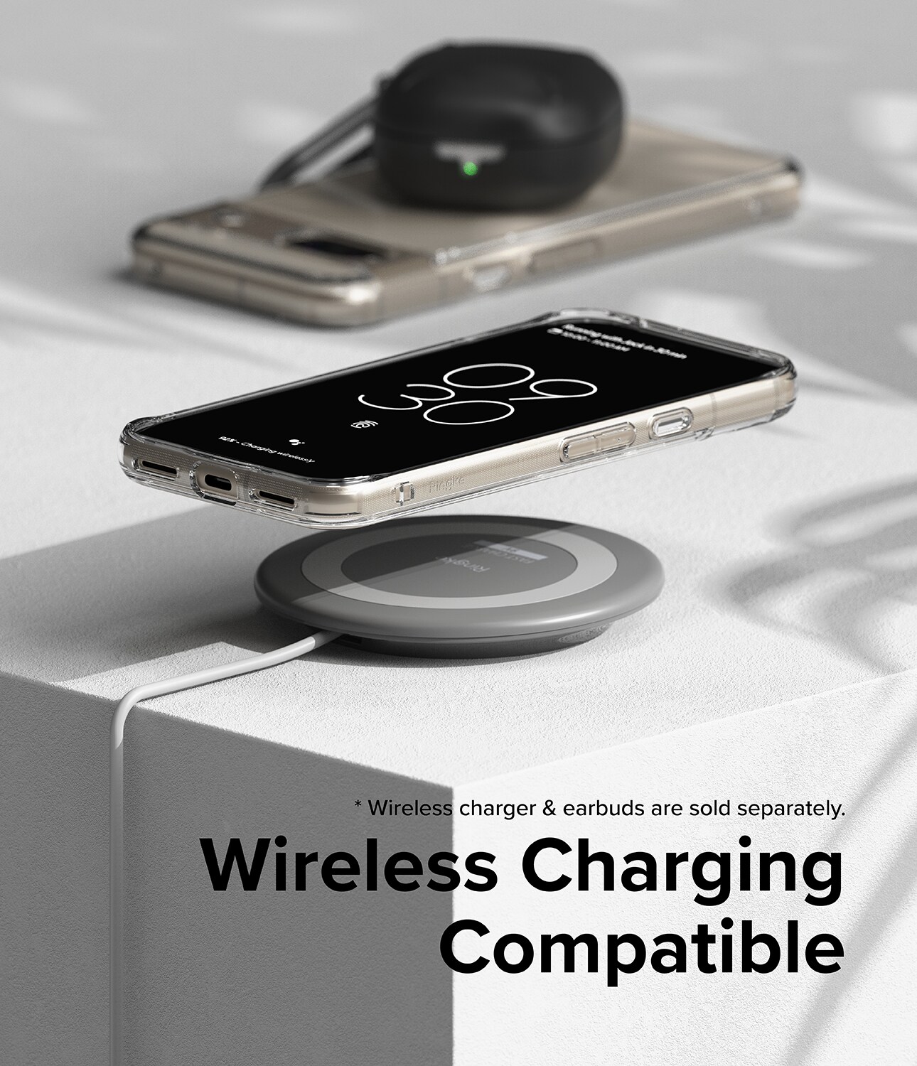 Google Pixel 8a Fusion cover, Gennemsigtig