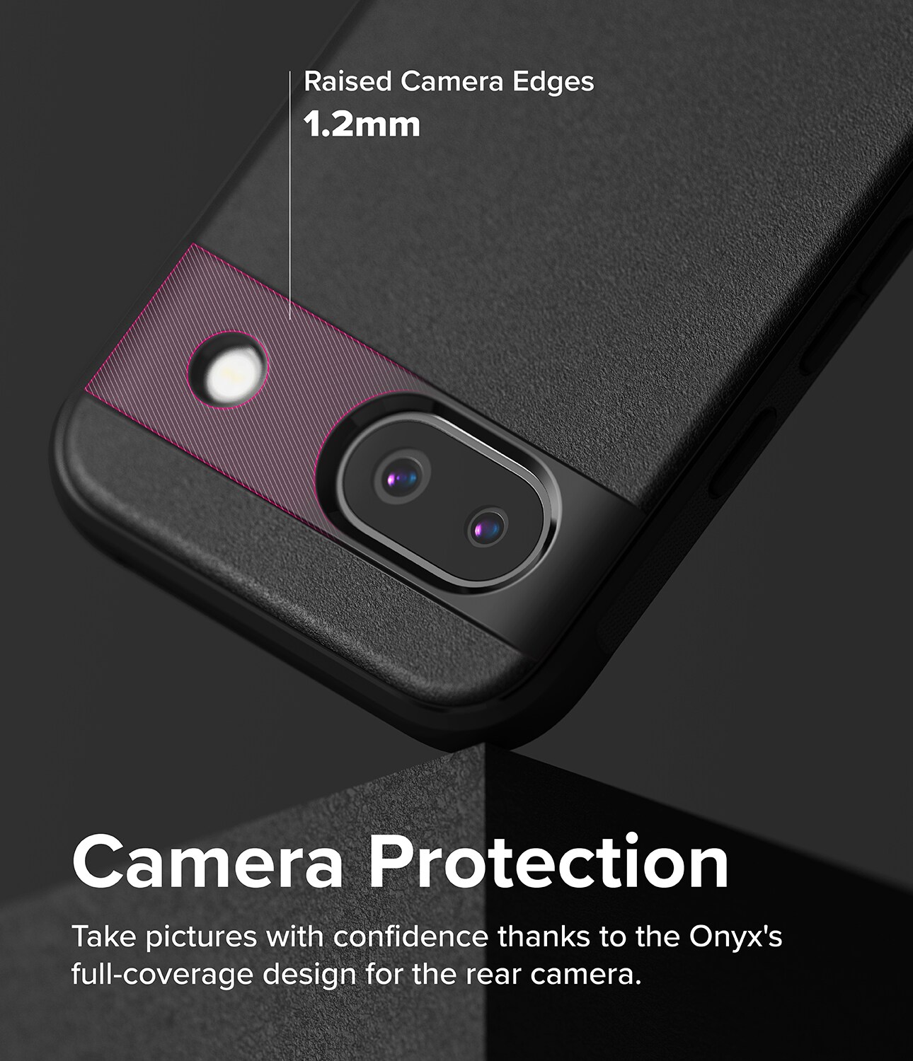 Google Pixel 8a Onyx Cover, Black